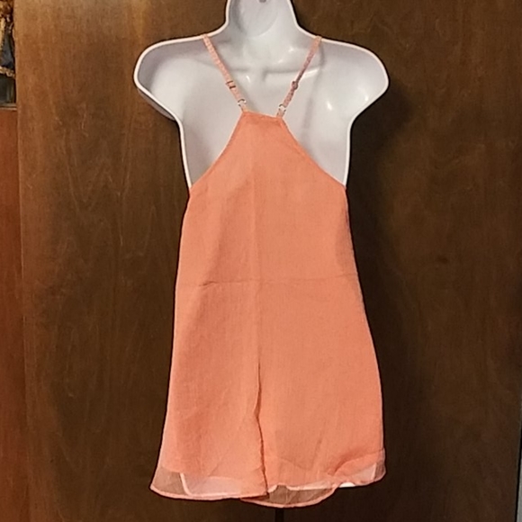 NWT LUCA PARIS CORAL & WHITE EMBROIDERED TOP - Picture 10 of 10